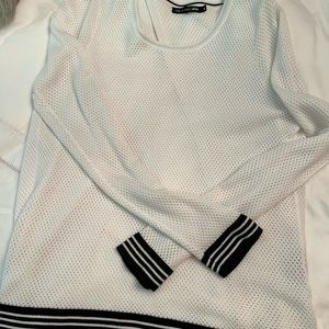 Rag &Bone. Mesh white top.